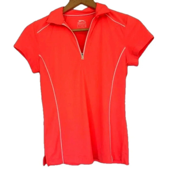 Slazenger 1/4 Zip Women’s Golf Polo - Picture 1 of 6
